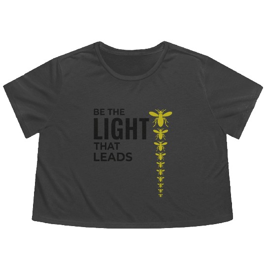 Fireflies Firefly Lightning Bug Insect Collector Flowy Cropped Tees
