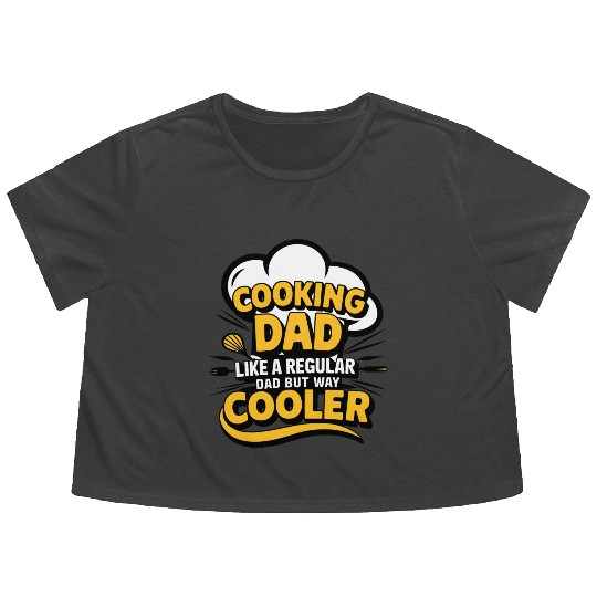 quotes cooking dad Flowy Cropped Tees