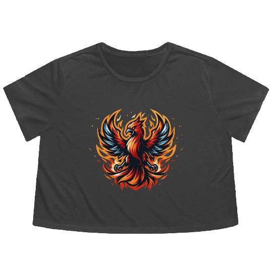Phoenix Flowy Cropped Tees