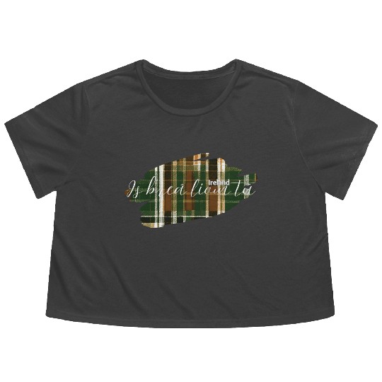 My Plaid County Love -Ireland Flowy Cropped Tees