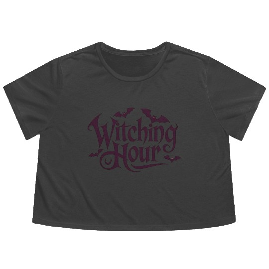 Witching Hour Flowy Cropped Tees