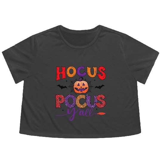 HOCUS POCUS Flowy Cropped Tees