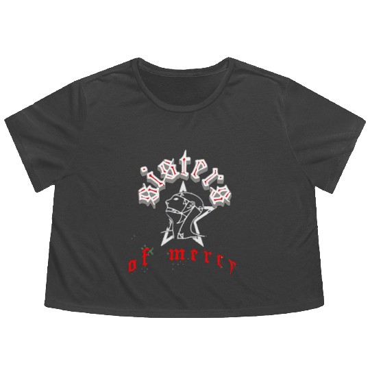 The World's End - The Sisters Of Mercy Flowy Cropped Tees