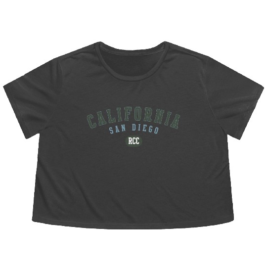 California San Diego RCC - Rider CityClub Flowy Cropped Tees