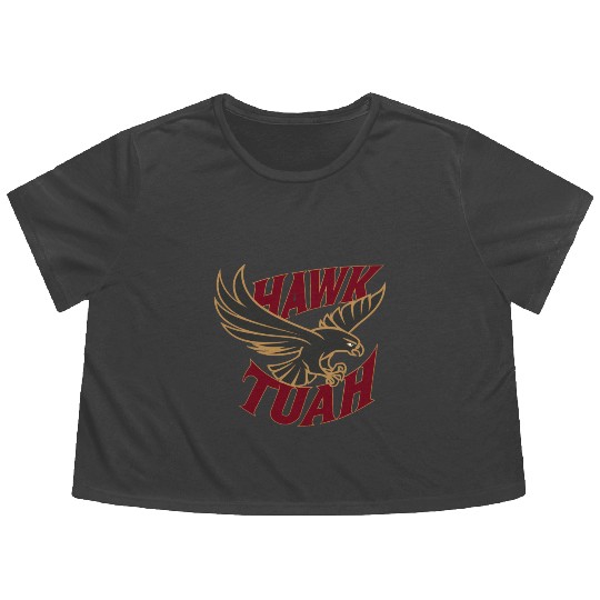 Hawk Tuah Apparel - Soar with Style Flowy Cropped Tees
