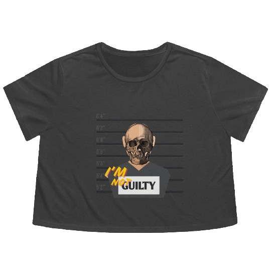 I'm not guilty Flowy Cropped Tees