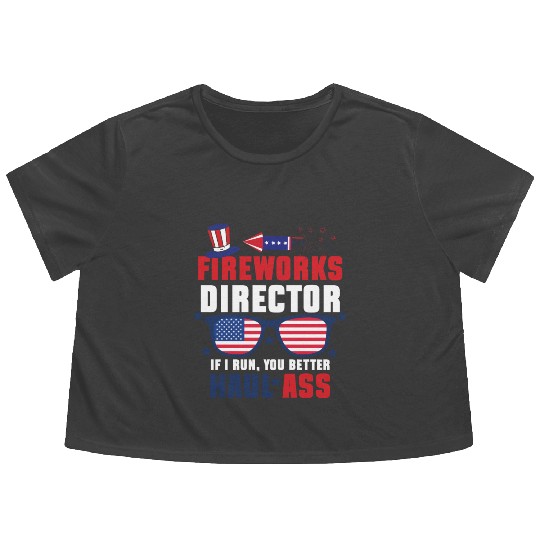 Fireworks Director 8 Flowy Cropped Tees