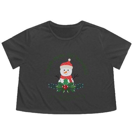 Christmas gift designs 2024 Flowy Cropped Tees