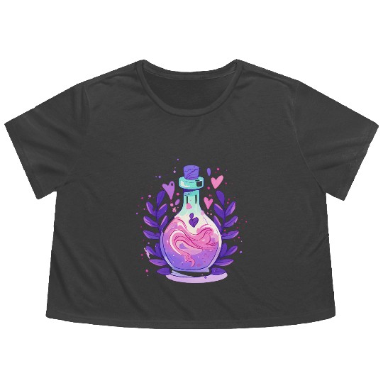 magic women Flowy Cropped Tees