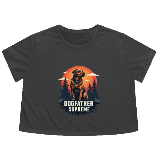 Dogfather Supreme Flowy Cropped Tees