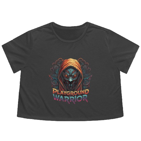 Playground Warrior Flowy Cropped Tees