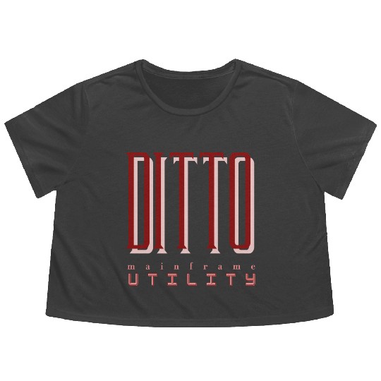 Mainframe Utility (DITTO) Data Interfile Transfer, Flowy Cropped Tees