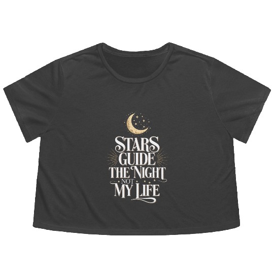 Astrology Skeptic Critical Thinking Flowy Cropped Tees