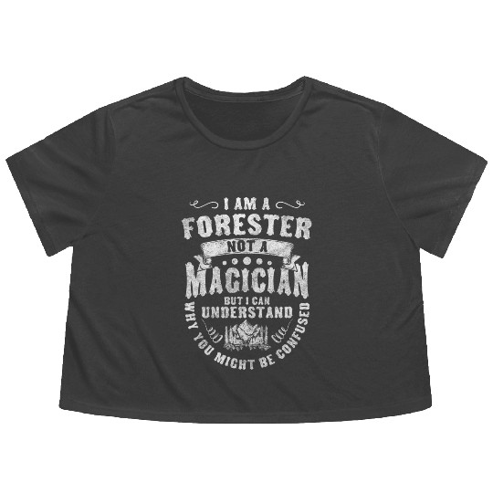 Forest Worker Forest Protector Tree Flowy Cropped Tees