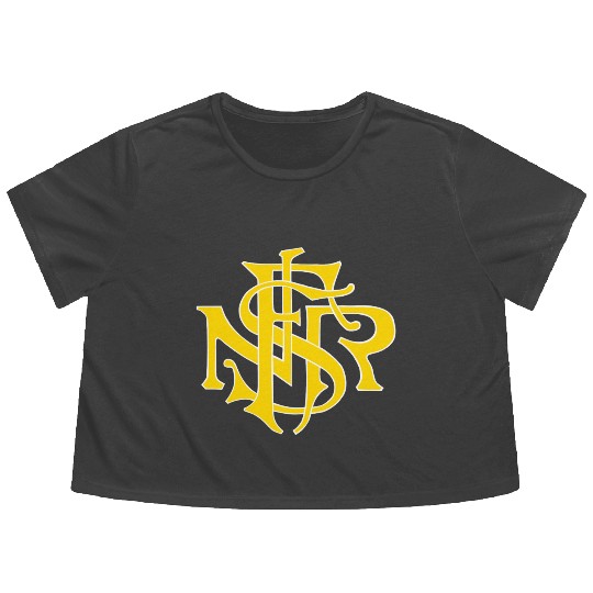 Our Lady of the Rosary of Fátima - NSRF monogram Flowy Cropped Tees