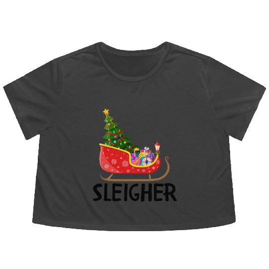 Sleigher Flowy Cropped Tees
