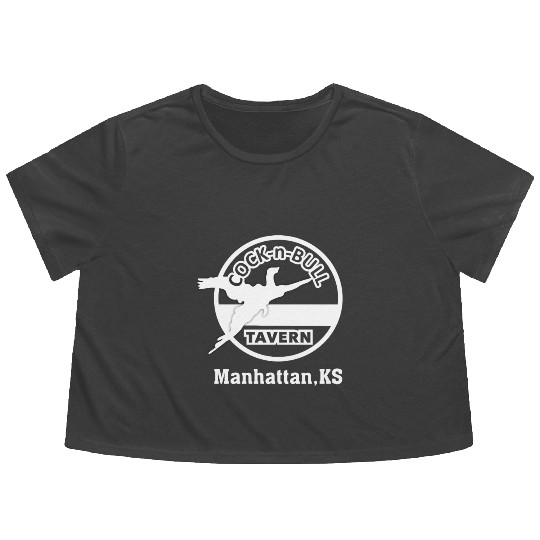 Cock N Bull Tavern Manhattan Flowy Cropped Tees