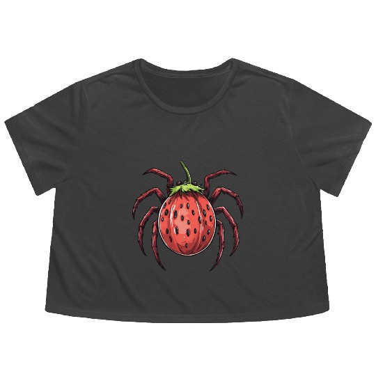Strawberry Spider Strawberry Spider Flowy Cropped Tees