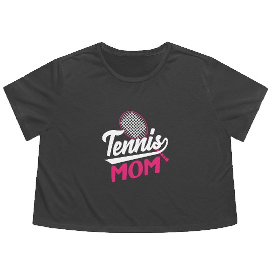Tennis Mom Passionate Spirit Flowy Cropped Tees