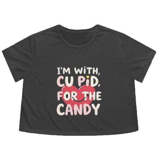 Cupid Candy Flowy Cropped Tees