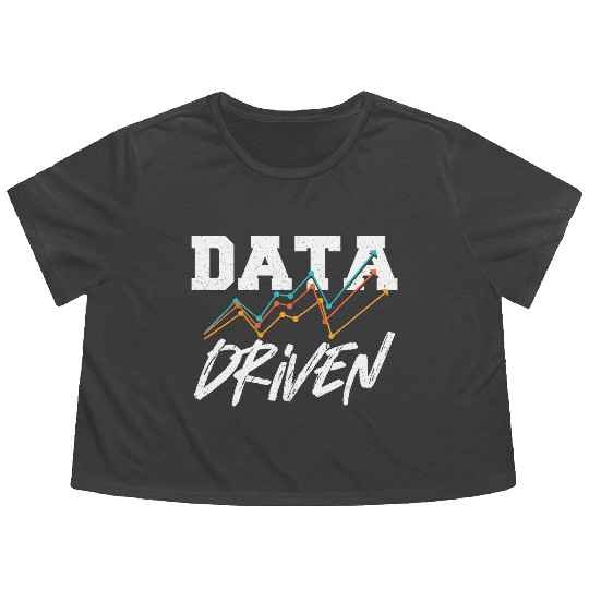 Data Science Collector Data Driven Instruction Flowy Cropped Tees