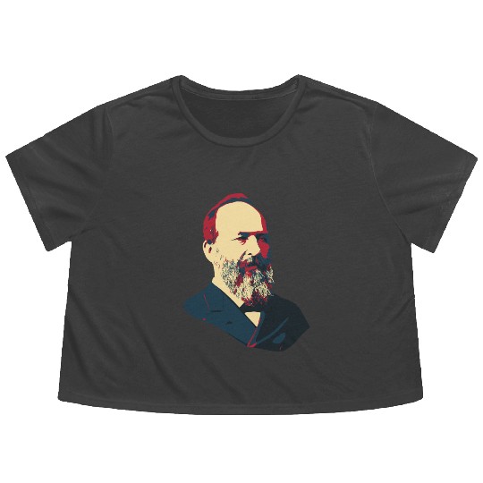 President James Abraham Garfield Flowy Cropped Tees