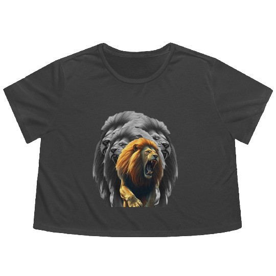 Lion King Flowy Cropped Tees