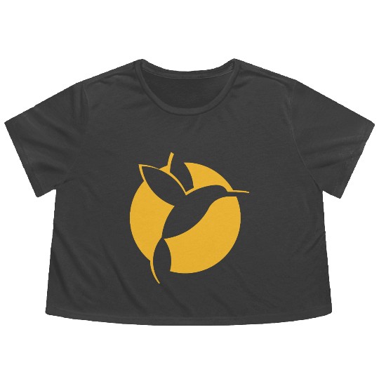 Hummingbird Sun Flowy Cropped Tees