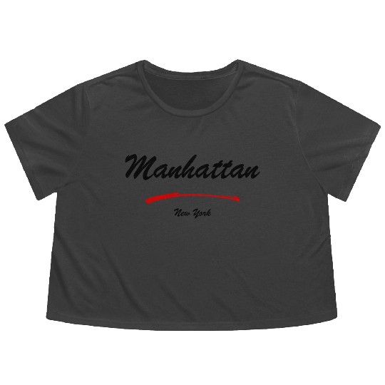 Manhattan Flowy Cropped Tees
