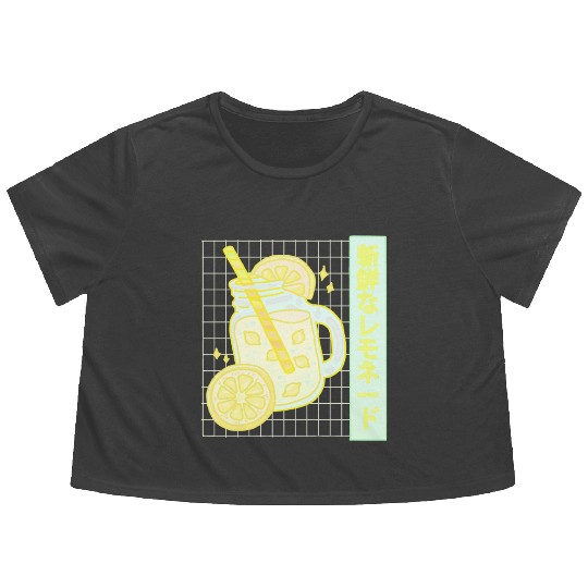 Lemonade Flowy Cropped Tees