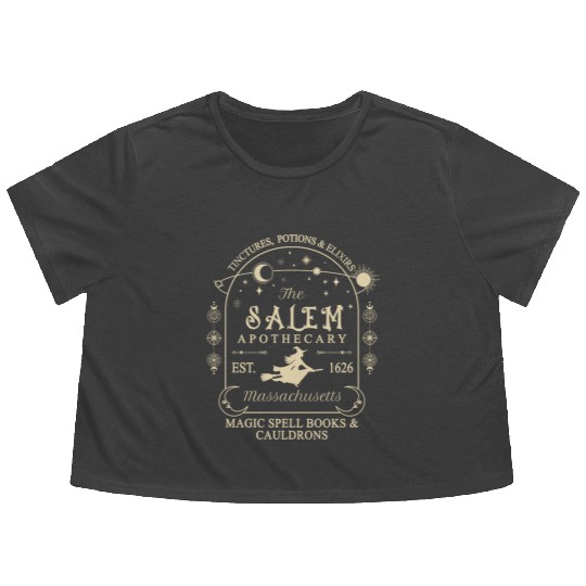 The Salem Apothecary Est 1626 Flowy Cropped Tees