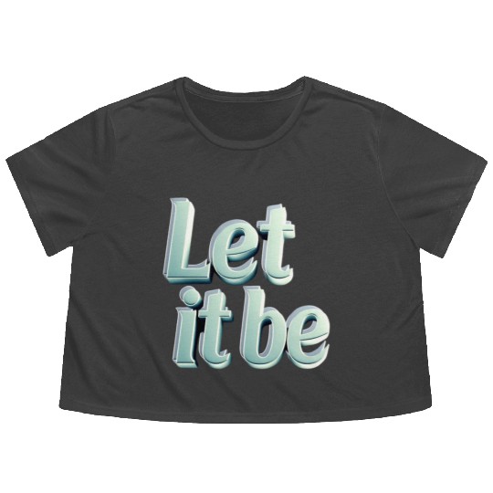 LIB – Peaceful & Inspirational Flowy Cropped Tees