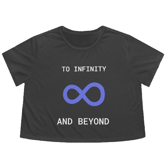 Funny Math Teacher Gift Flowy Cropped Tees