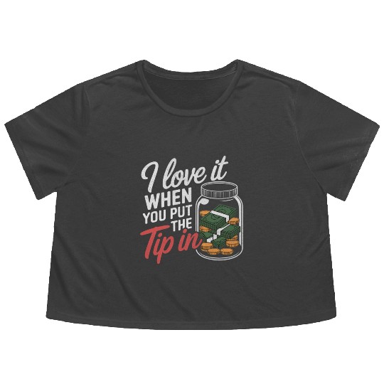 Funny Bartender Mixologist Gift For Men Women Bar Flowy Cropped Tees