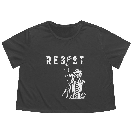 RESIST Bernie Sanders Freedom US National Service Flowy Cropped Tees
