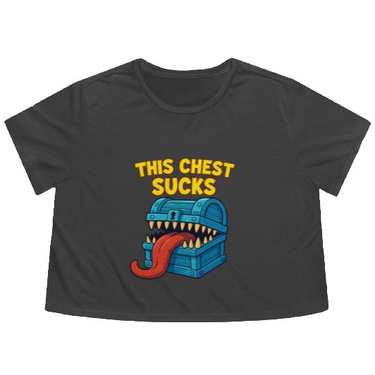 Medieval Knight, Wizard and Monster Flowy Cropped Tees