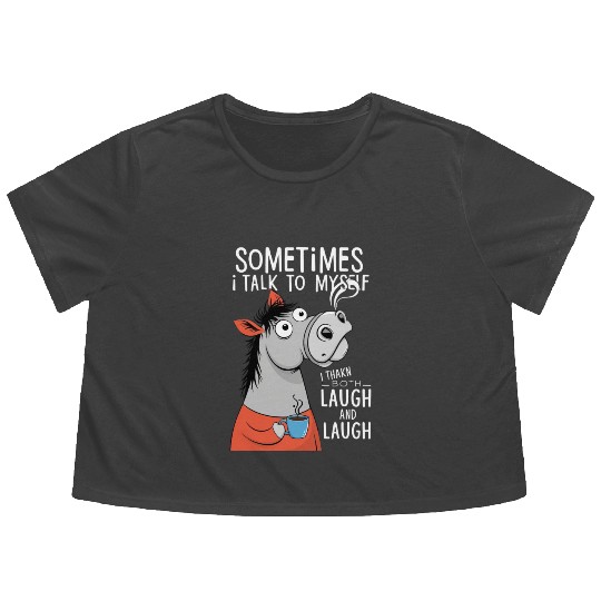 The Solo Comedy Show Flowy Cropped Tees