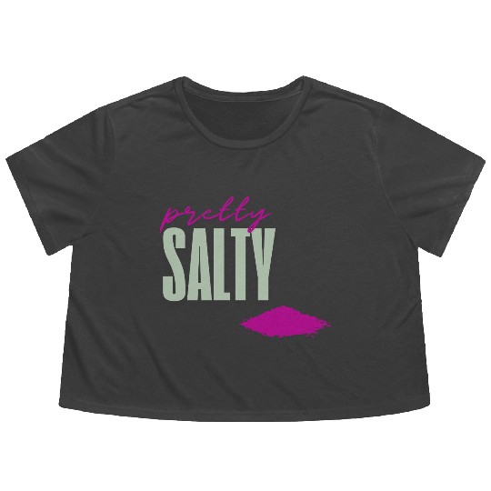 Salty Flowy Cropped Tees