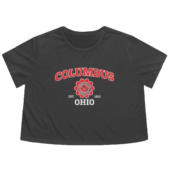 Columbus Ohio Pride - Hometown Ohio Flowy Cropped Tees