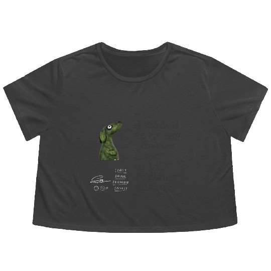 Lonely Animals - Zoe Flowy Cropped Tees