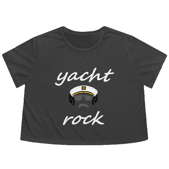 Yacht Rock Flowy Cropped Tees
