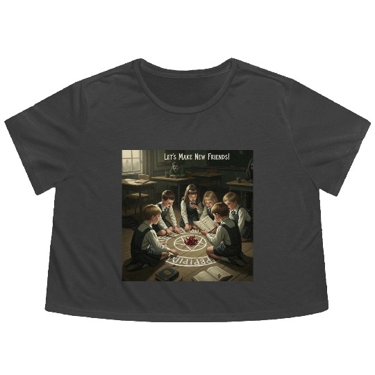 New Friends, Old Rituals Flowy Cropped Tees