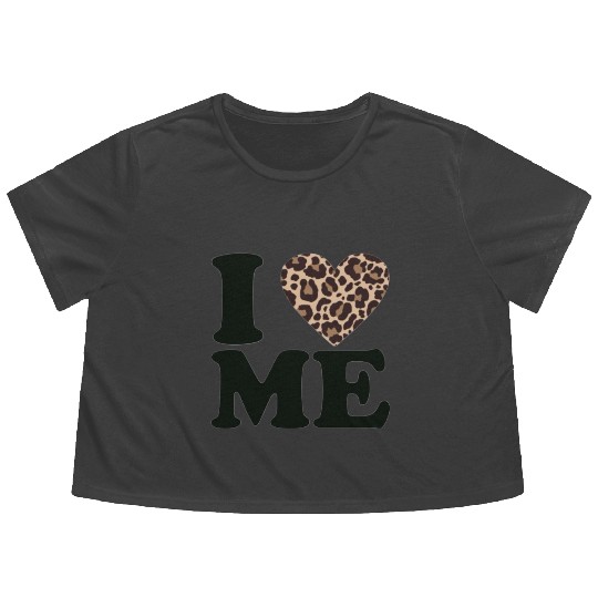 Love Yourself! I Love Me Flowy Cropped Tees