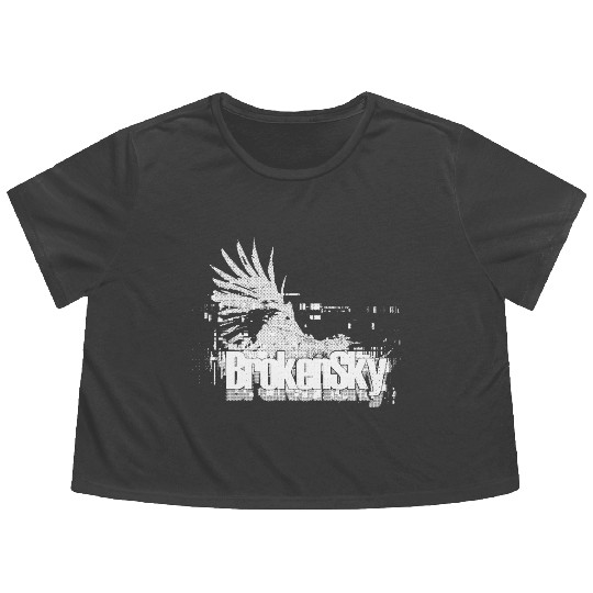 Vibrant Fireworks Night Skyline Flowy Cropped Tees