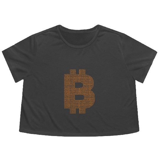 Bitcoin Freedom Flowy Cropped Tees – Wear the Future of Finance