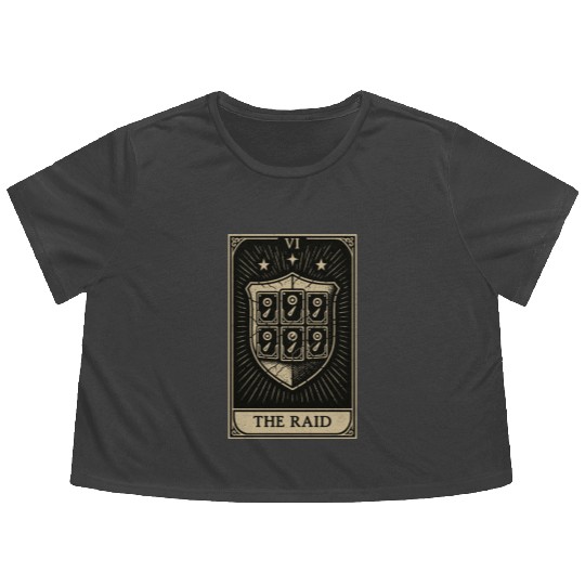 Tarot Datahoarding: The RAID Protective Layer Flowy Cropped Tees