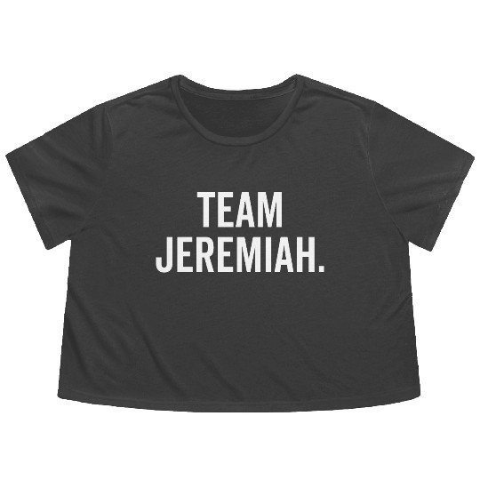Team Jeremiah Flowy Cropped Tees