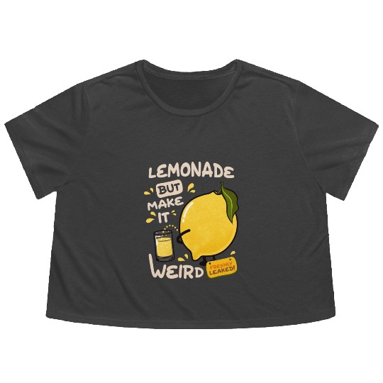 Lemonade Freshly Leaked Flowy Cropped Tees