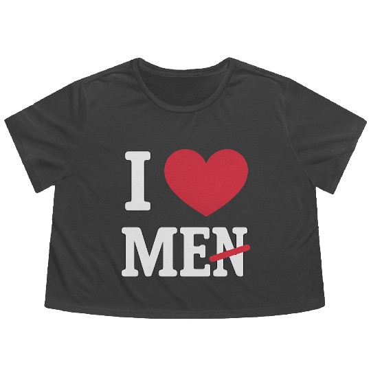 I Love Me – Funny Self-Love Statement Flowy Cropped Tees