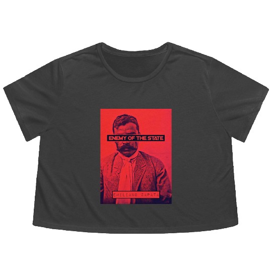 Emiliano Zapata (EOTS) (R) Flowy Cropped Tees